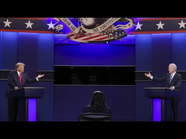 Trump gegen Biden: Die Höhepunkte der Debatte im Video