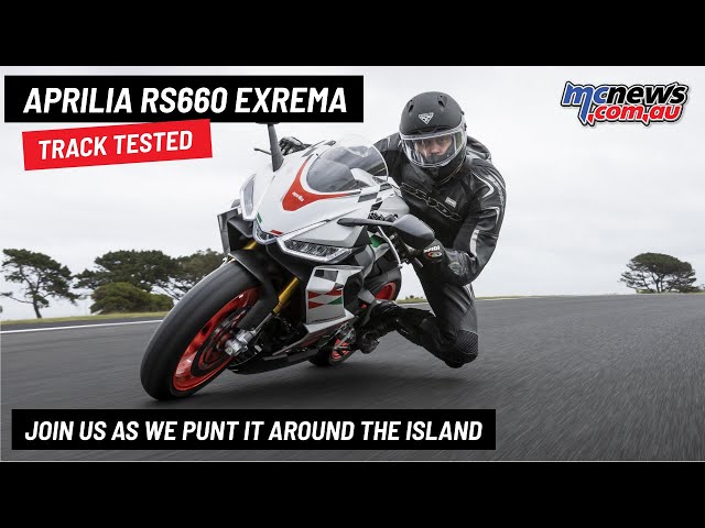 Aprilia RS660 Extrema track test