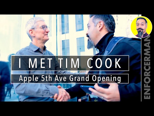 Apple 5th Ave Grand Opening in NY. Complete Store Tour!