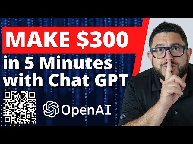 How to use ChatGPT to Build a QR Code Generator and Make $300