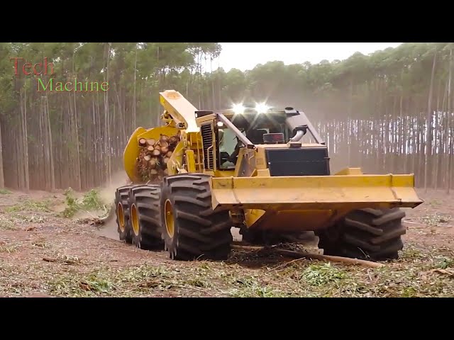 Dangerous Tree Transport Tractor Control, Heavy Equipment Operate Skill