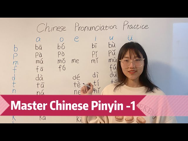 Chinese Pinyin Practice | Pronunciation Drill 1