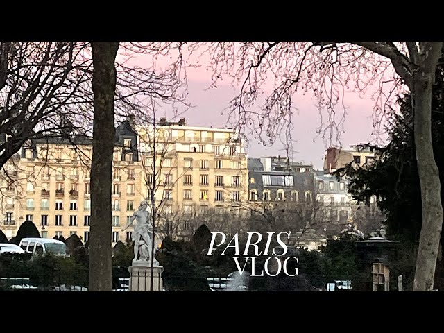 Paris vlog ❄️ Luxury fashion & beauty shopping (Louis Vuitton, Byredo, Aesop..), walk in winter snow