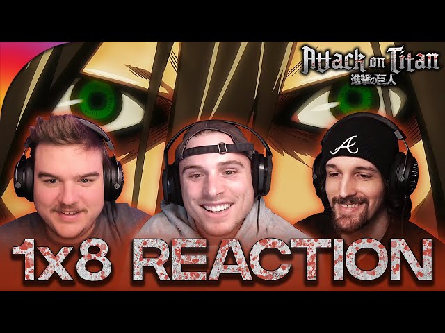 Attack On Titan 1x8 Reaction!! "I Can Hear His Heartbeat: The Struggle for Trost (Part 4)"