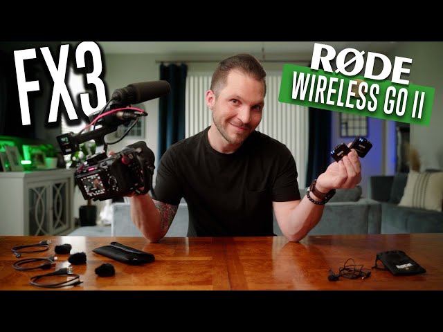RODE Wireless GO II on the Sony FX3 XLR Audio Handle Explained