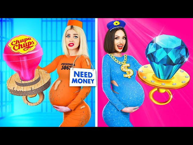 Rich Pregnant VS Broke Pregnant | Types Girls & Awkward  Stories by RATATA COOL