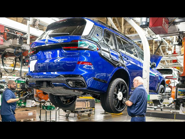 2024 BMW X7 SUV Production line – BMW Production in the USA