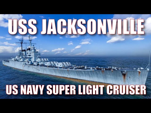 USS Jacksonville American US Navy Wows Light Cruiser World of Warships