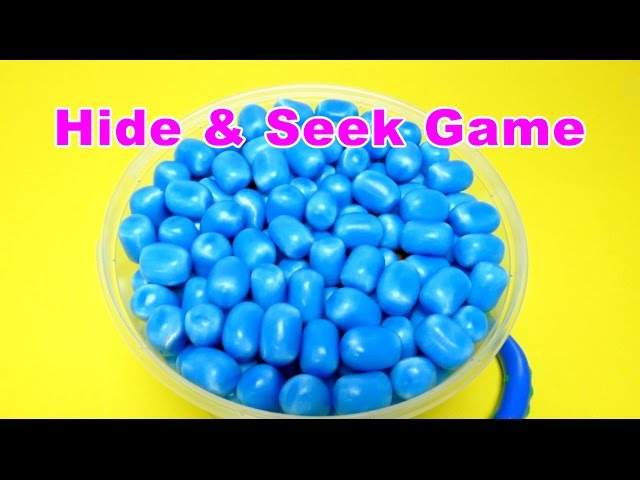 Hide & Seek Game Video Compilation - M&M's, Jelly Belly, Gumballs, Slime