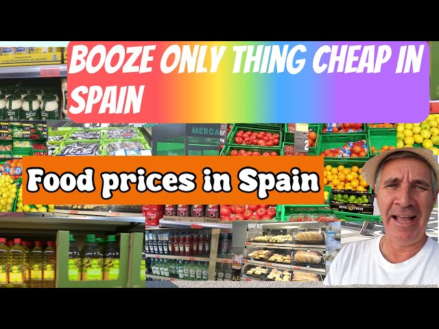 Mercadona /Cost of living in Spain food shop in massive supermarket  Torrevieja costa Blanca Spain