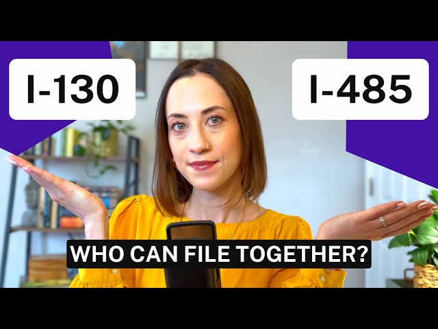 Who can file I-130 and I-485 AT THE SAME TIME? | Petition for Alien Relative