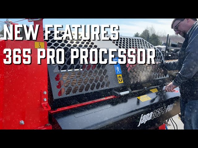 New Features on the Japa 365+ Pro Firewood Processor and a Test Run (Facelift Edition)