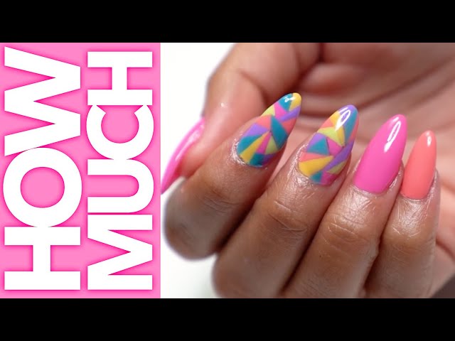 How Much? | Hand Painted Abstract Color Block Design