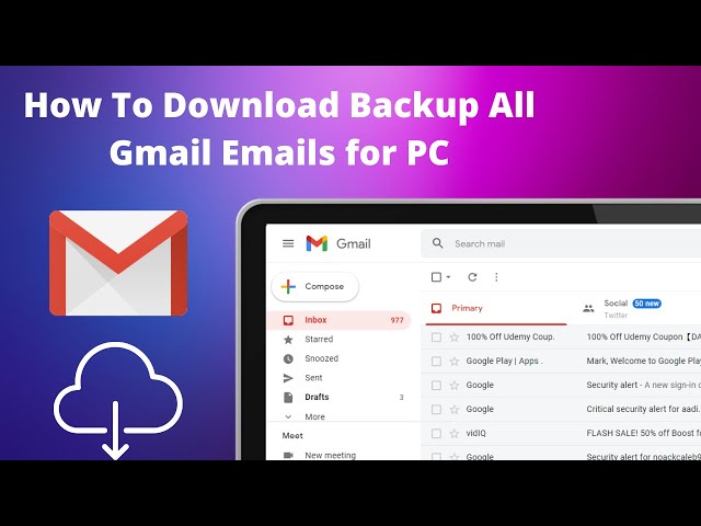 How To Download Backup All Gmail Emails for PC / Laptop | Create Gmail Backup | Aazz Ahmad