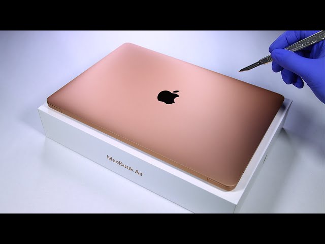 MacBook Air (Gold) Unboxing - ASMR