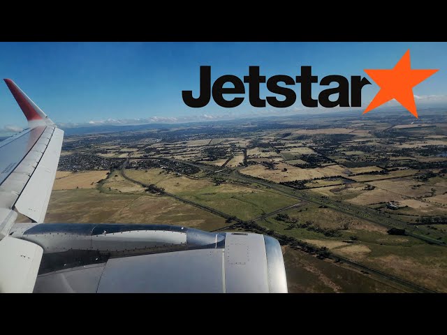 Jetstar A320-232 Early Morning Landing at Melbourne Airport