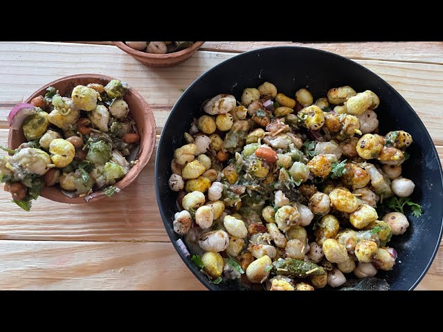 Low Calorie Healthy Chaat | Lotus Seeds Recipe | Fox Nut| Shorts# Makhana Chaat ~ Fusion Food Lab