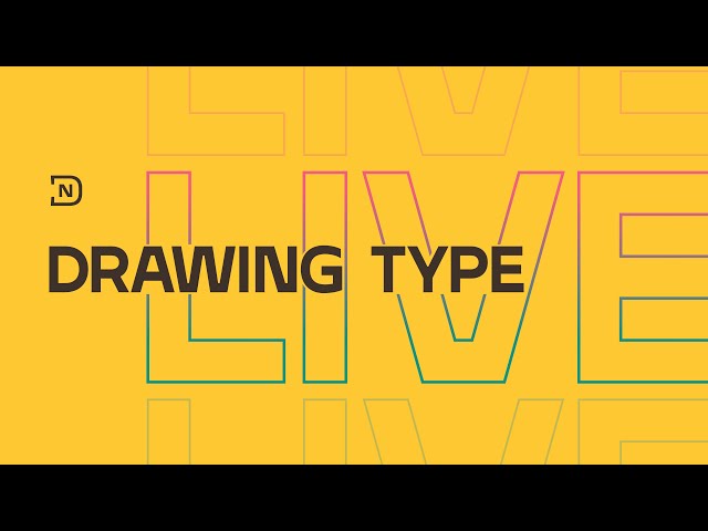 Drawing Type Live: New Year, more type!