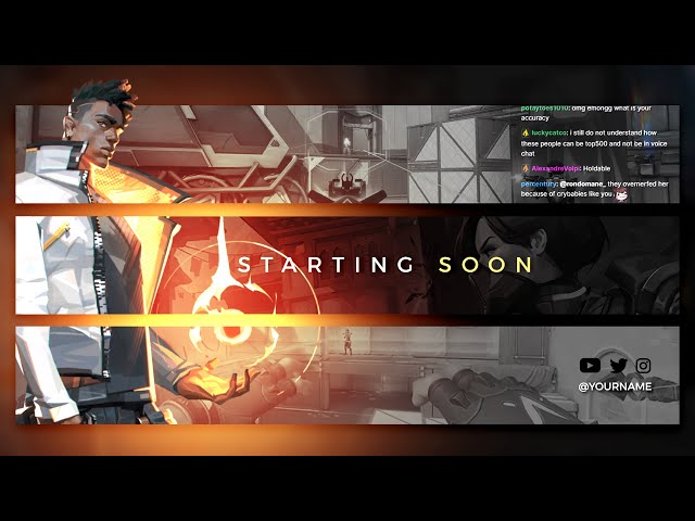 FREE Starting Soon Screen Overlay for OBS Studio