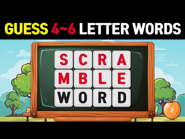 Calling All Geniuses | Scrambled Word Game | Guess the Word Game