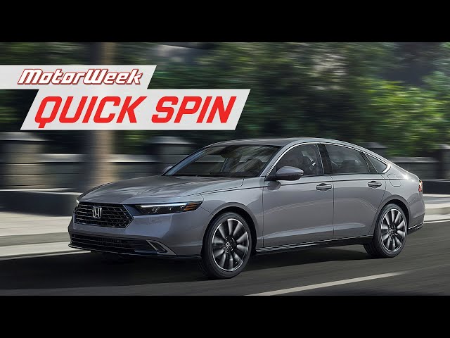 2023 Honda Accord | MotorWeek Quick Spin