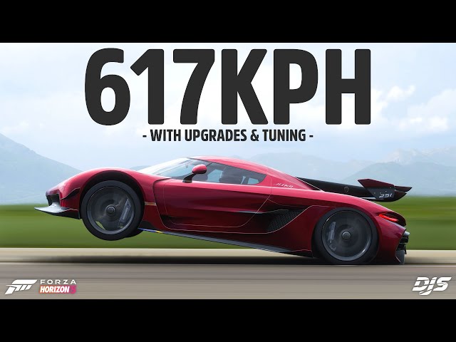 Forza Horizon 5 - 617KPH!!! The FASTEST car is now even FASTER!!!