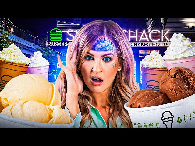 Irish Girl Tries SHAKE SHACK for the First Time: Shake and Custard Taste Test Review