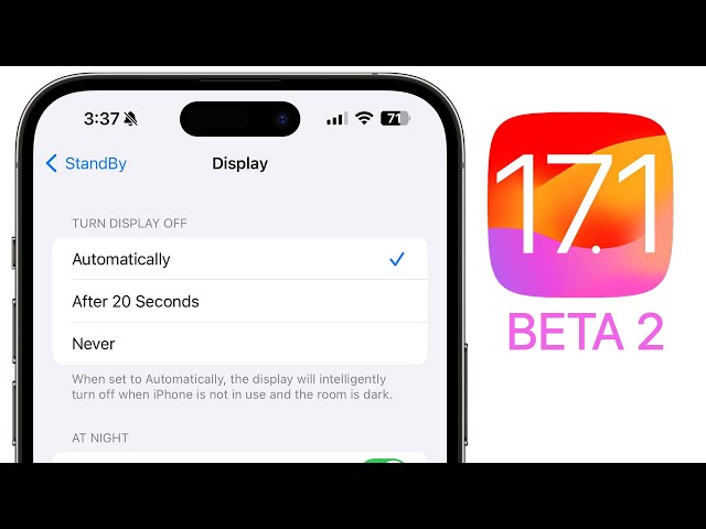 iOS 17.1 Beta 2 Released - What's New?