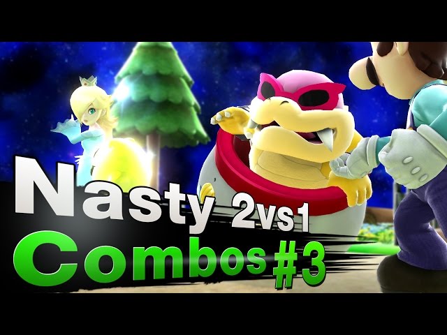 Smash 4 Wii U - Nasty 2vs1 Combos [PART 3]