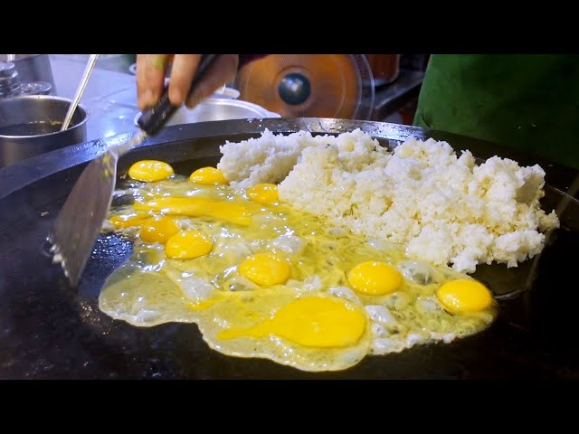 Taiwanese Street Food- Egg Fired Rice, Oyster Omelet, Radish Cake/鐵板蛋炒飯,蚵仔煎,蘿蔔糕/ Taipei Ximending