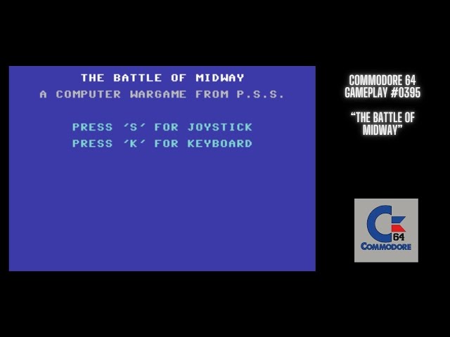 The Battle Of Midway (Commodore 64 / Gameplay #0395)