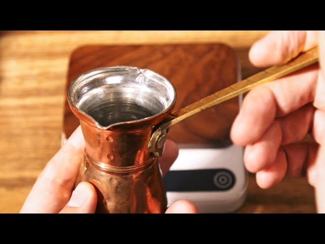 Briki Copper Coffee Pot - one year later