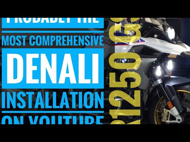 DENALI COMPREHENSIVE INSTALLATION BMW R1250GS HP