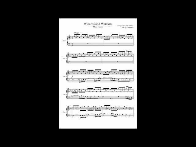 Wizards and Warriors Sheet Music