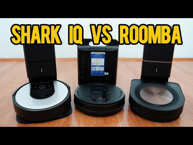 Shark IQ Robot vs Roomba I6+ vs Roomba S9+: Self Emptying Robot Battle