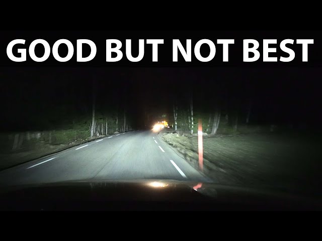 Audi e-tron 55 LED Matrix headlights test