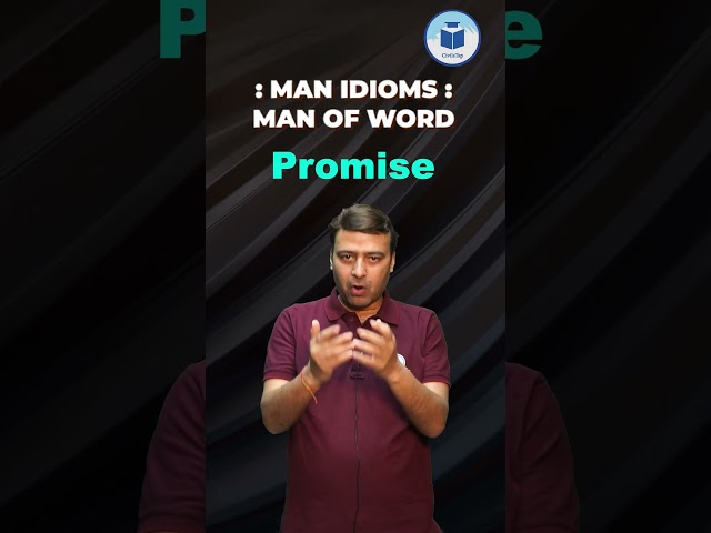 Man Idioms - Man of Word | Idiom and Phrases #dailyenglishpractice #idiomsandphrases #learnenglish