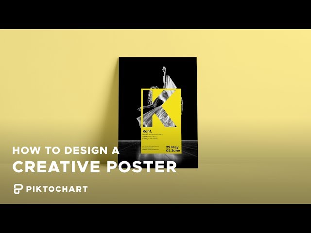 How to Design a Creative Event Poster in Just 4 Mins | Piktochart Tutorial