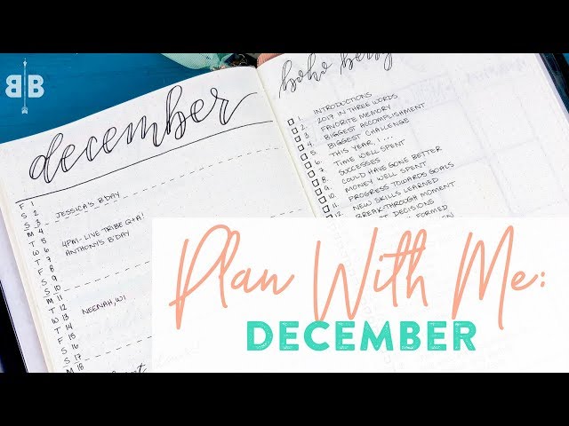 Plan With Me #24: December, 2017