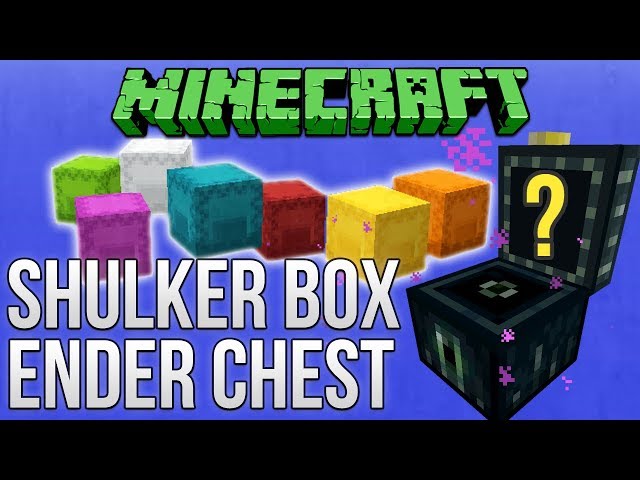 Minecraft 1.12: Shulker Box & Ender Chest Guide (Tutorial)