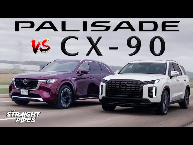 2024 Mazda CX-90 vs Hyundai Palisade - Worth the $10k Difference?