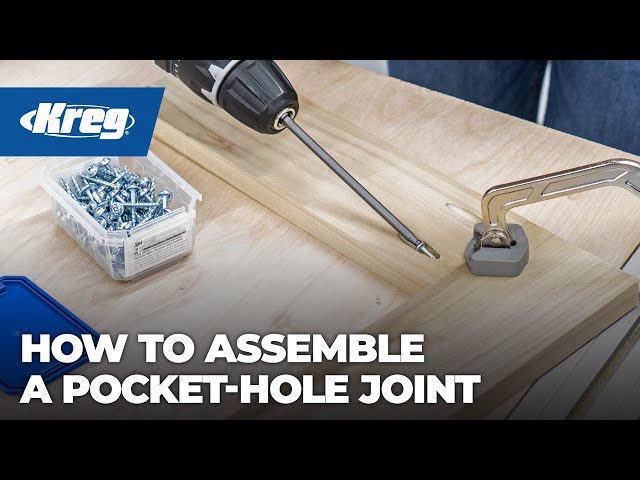 Kreg® 300-Series Pocket-Hole Jigs: Assemble the Pocket-Hole Joint