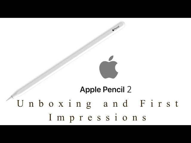Apple Pencil Gen 2 Unboxing and First impressions