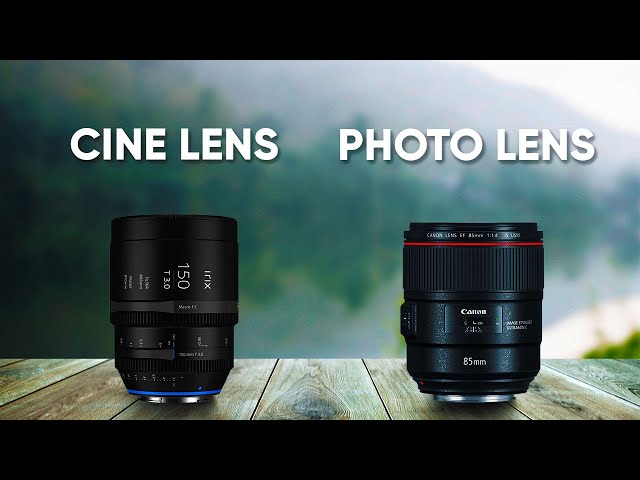 Cine Lens VS Photo Lens - What's the Difference?