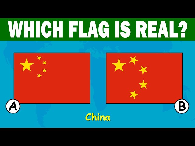 Guess The Correct Flag | 50 Different Flags | Which Flag is Real?