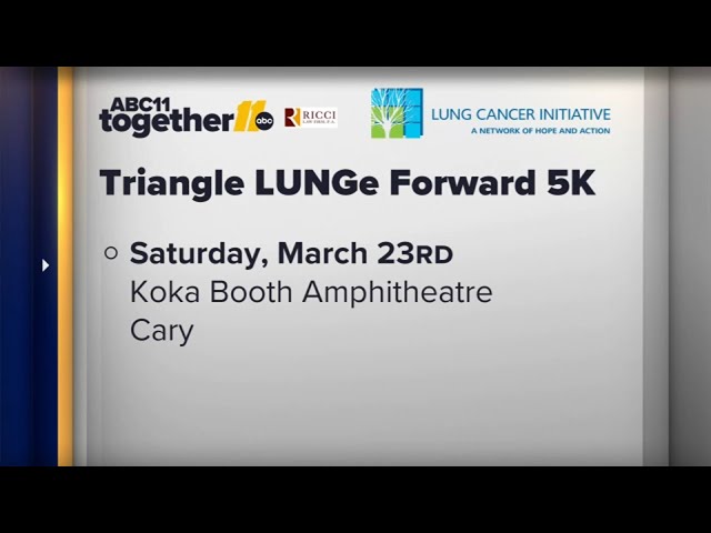 2024 Lunge Forward 5K is Saturday, March 23