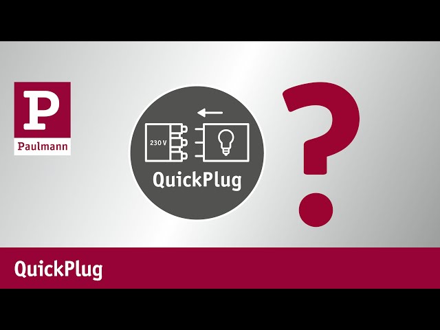 Quick Plug in Paulmann-Außenleuchten / Quick Plug in Paulmann outdoor lights