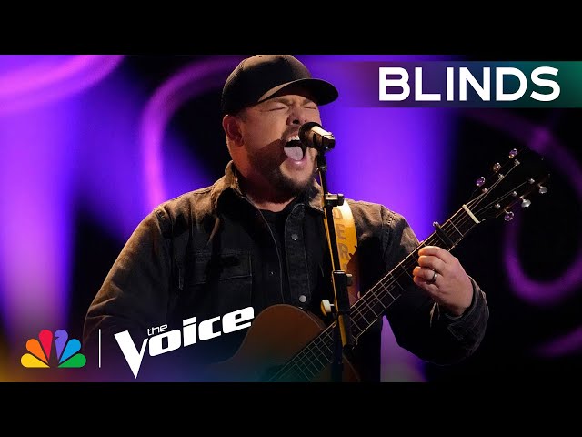 Josh Sanders Gives an Emotional Performance of "Whiskey On You" | The Voice Blind Auditions | NBC