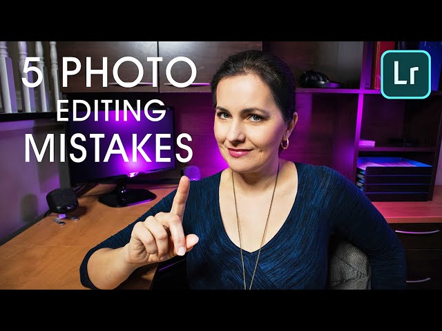 5 BIG Photo Editing MISTAKES new photographers make and how to fix them in LIGHTROOM