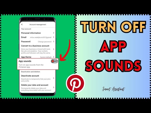 How to Turn Off App Sounds on Pinterest